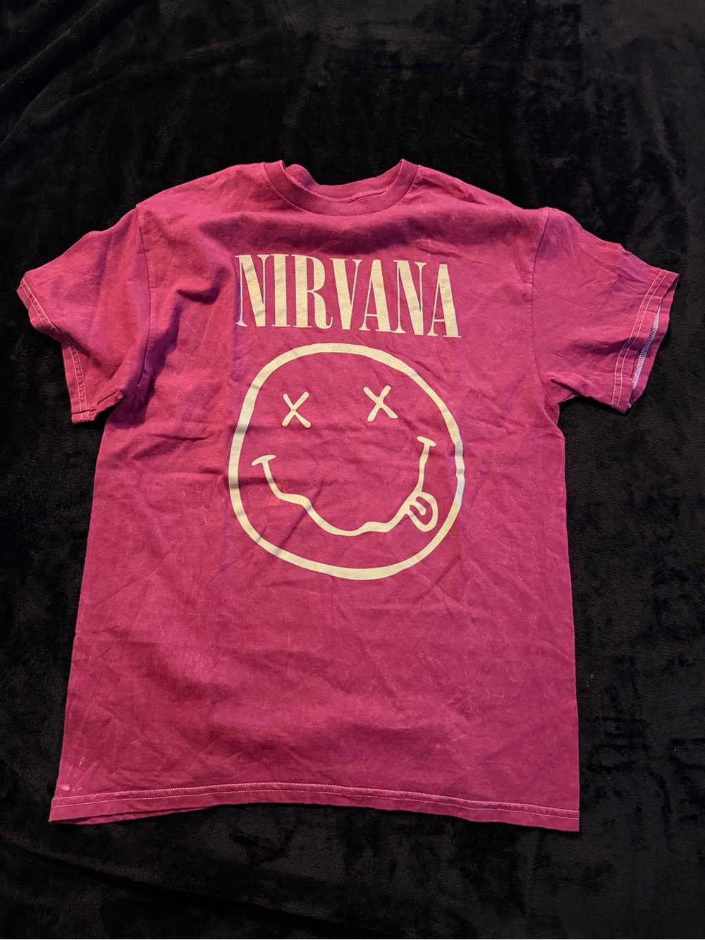 Nirvana Pink Graphic Tee